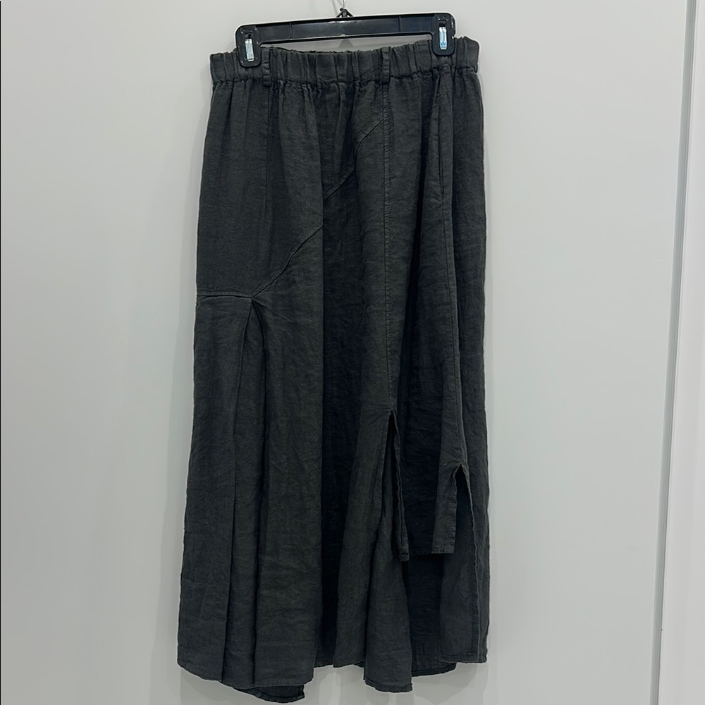 Nina Loca Roma Charcoal Maxi Skirt Small NWOT